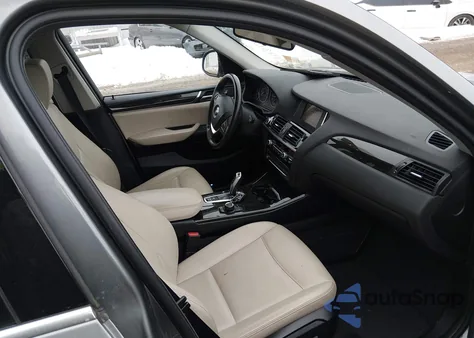 2016 BMW X3 xDrive28I из США, поврежденный, VIN 5UXWX9C52G0D76549